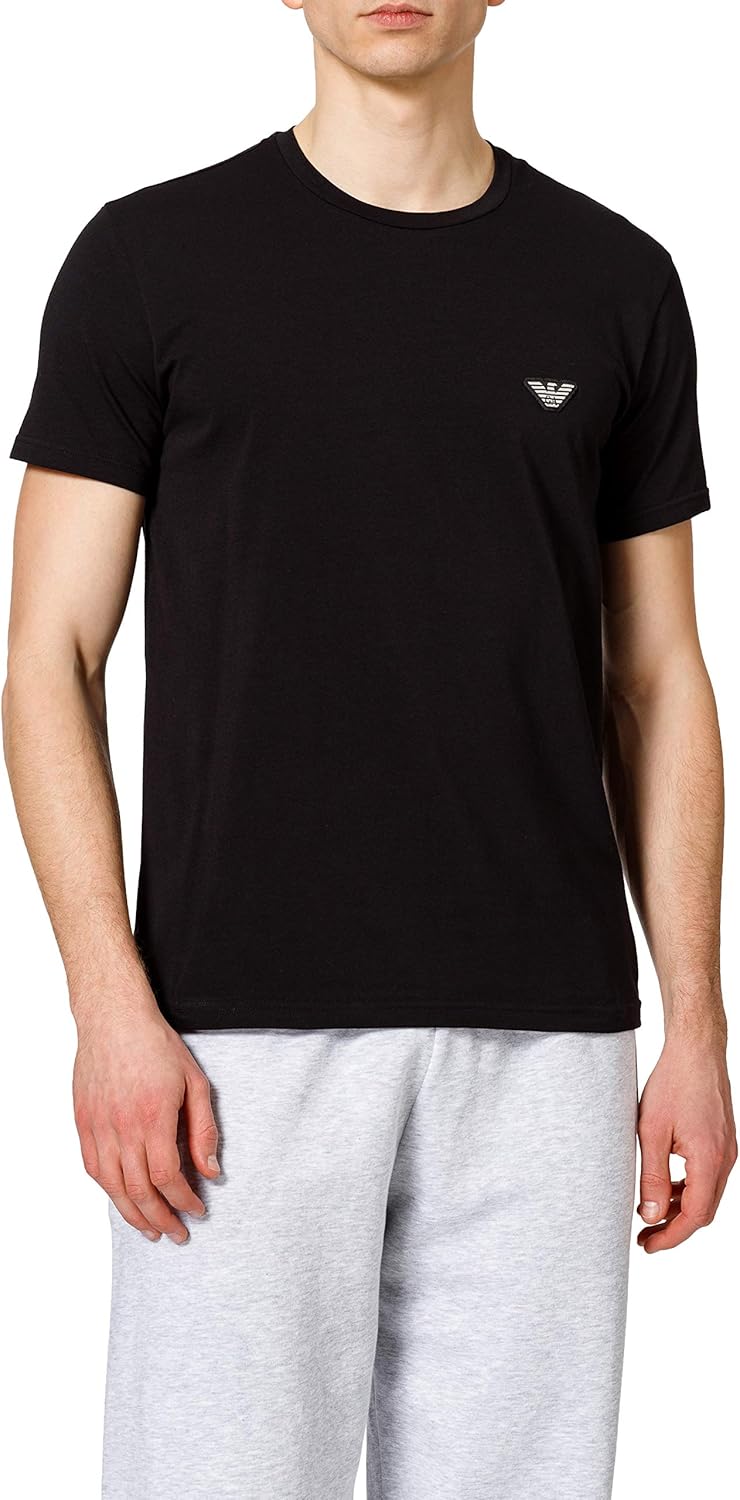 emporio armani mens underwear t-shirt shiny logoband